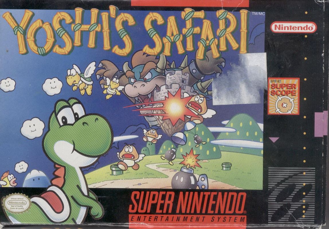Yoshi's Safari box art for Super Famicom